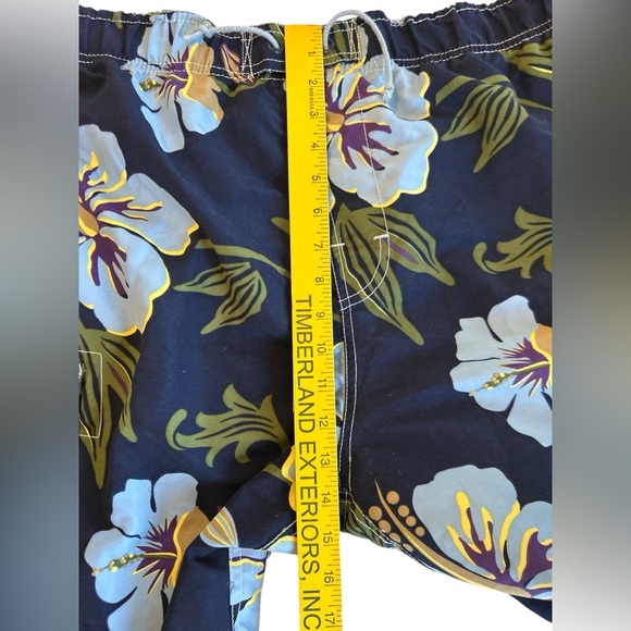 Steve & Barry's Board Shorts Blue Floral Men’s Tropical Size Large New with Tags - Picture 8 of 9